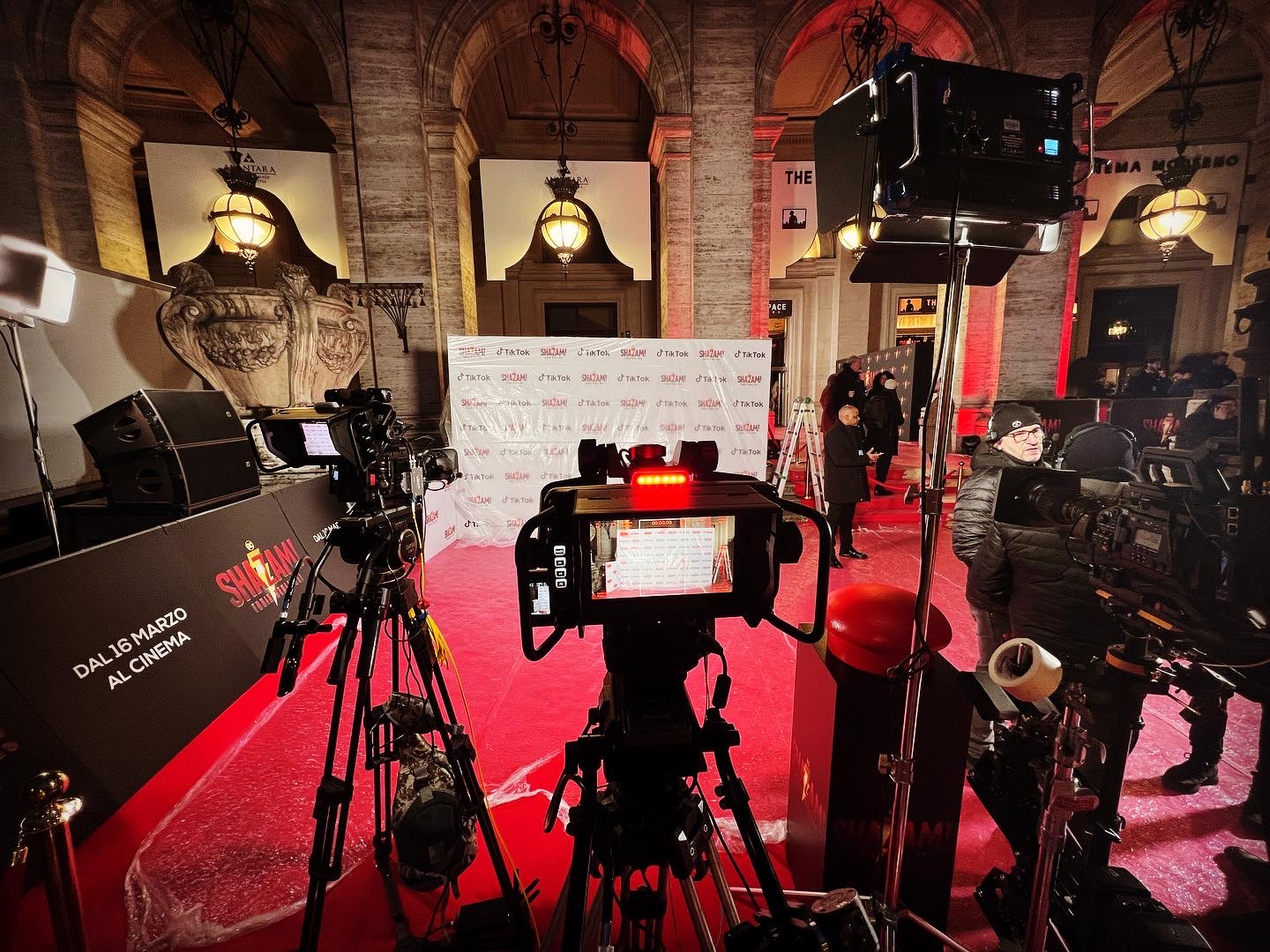 Red Carpet Setup